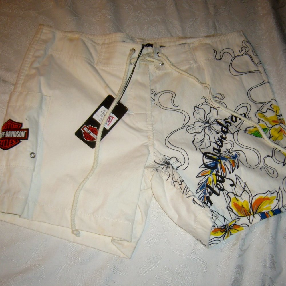 Harley Davidson Hawaii ink board shorts